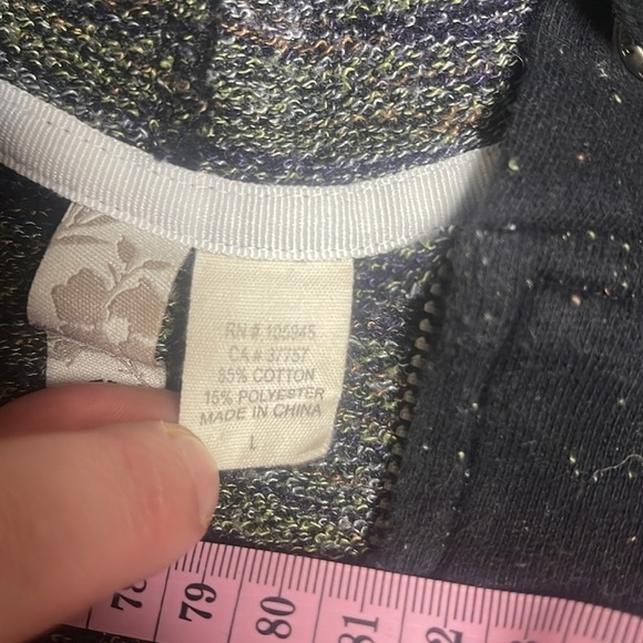 Element Vintage Y2K Zip Up Speckled Hoodie Size Large - Picture 6 of 6